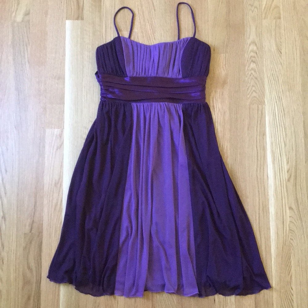 Elegant Purple Women's Dress